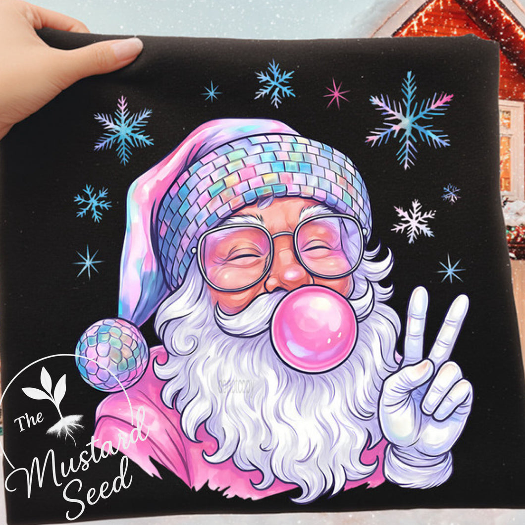 Bubble gum Santa