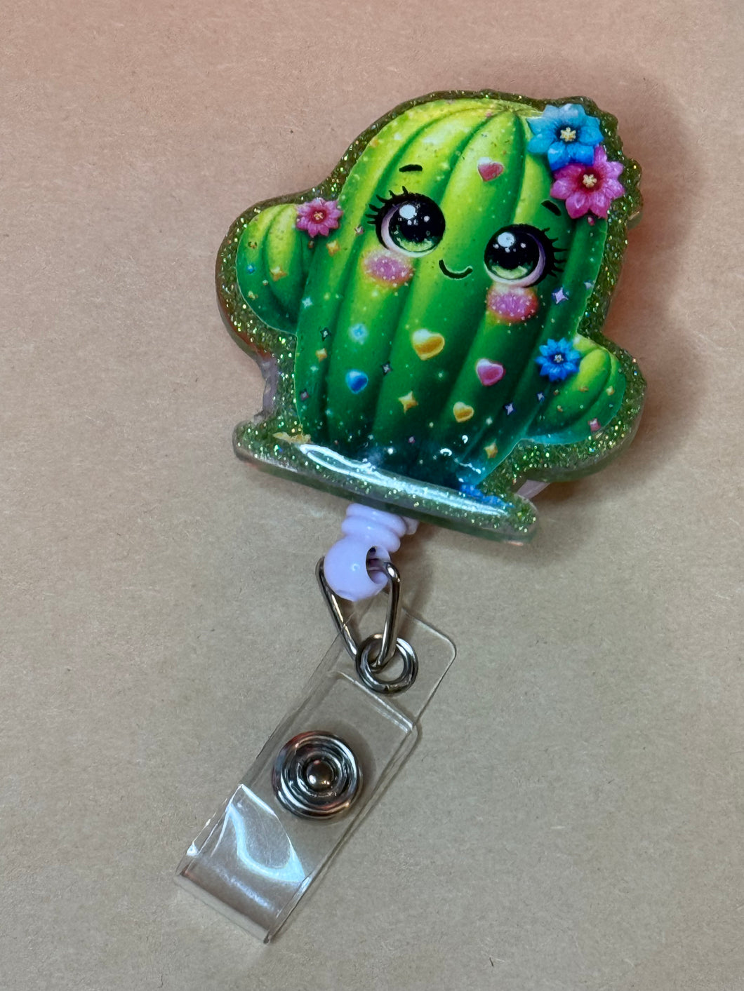 Cactus Interchangeable badge reel