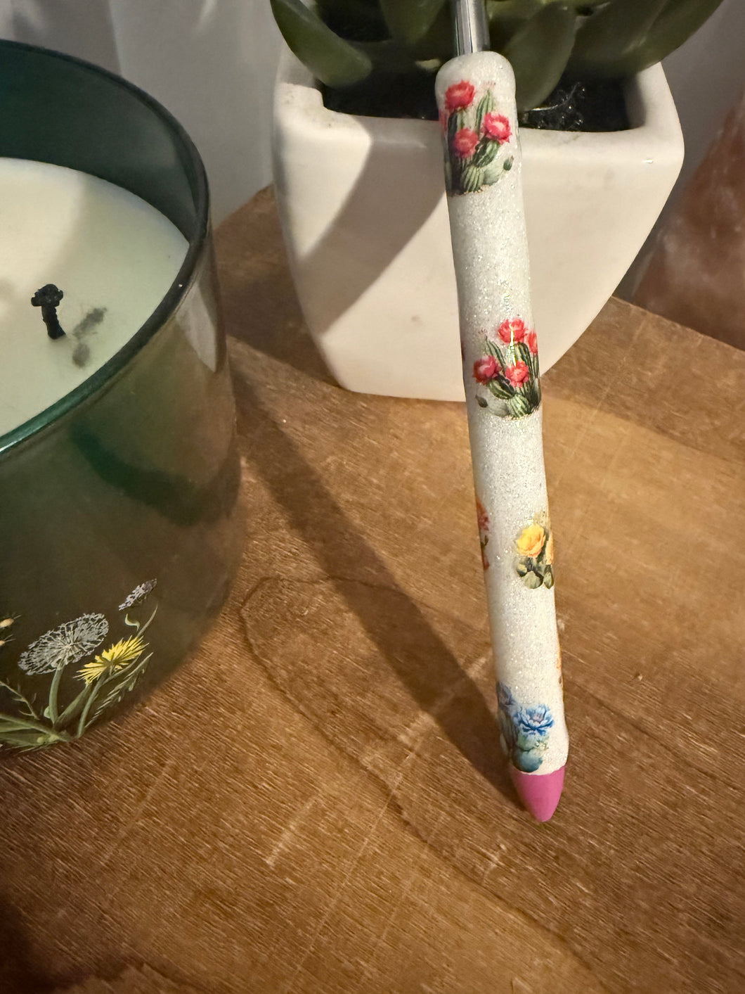 Epoxy pen - floral