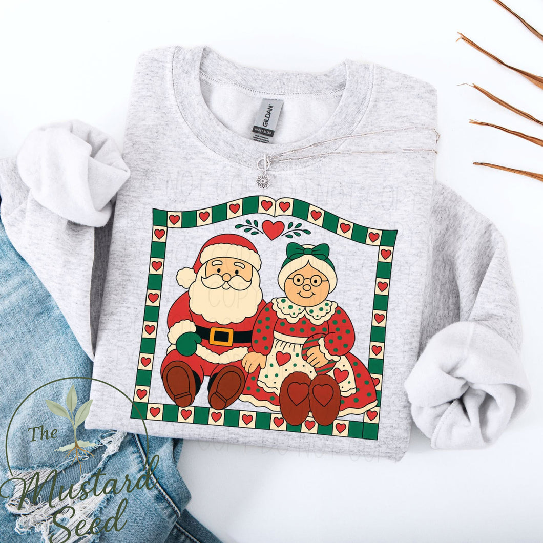 Vintage Mr and Mrs Clause