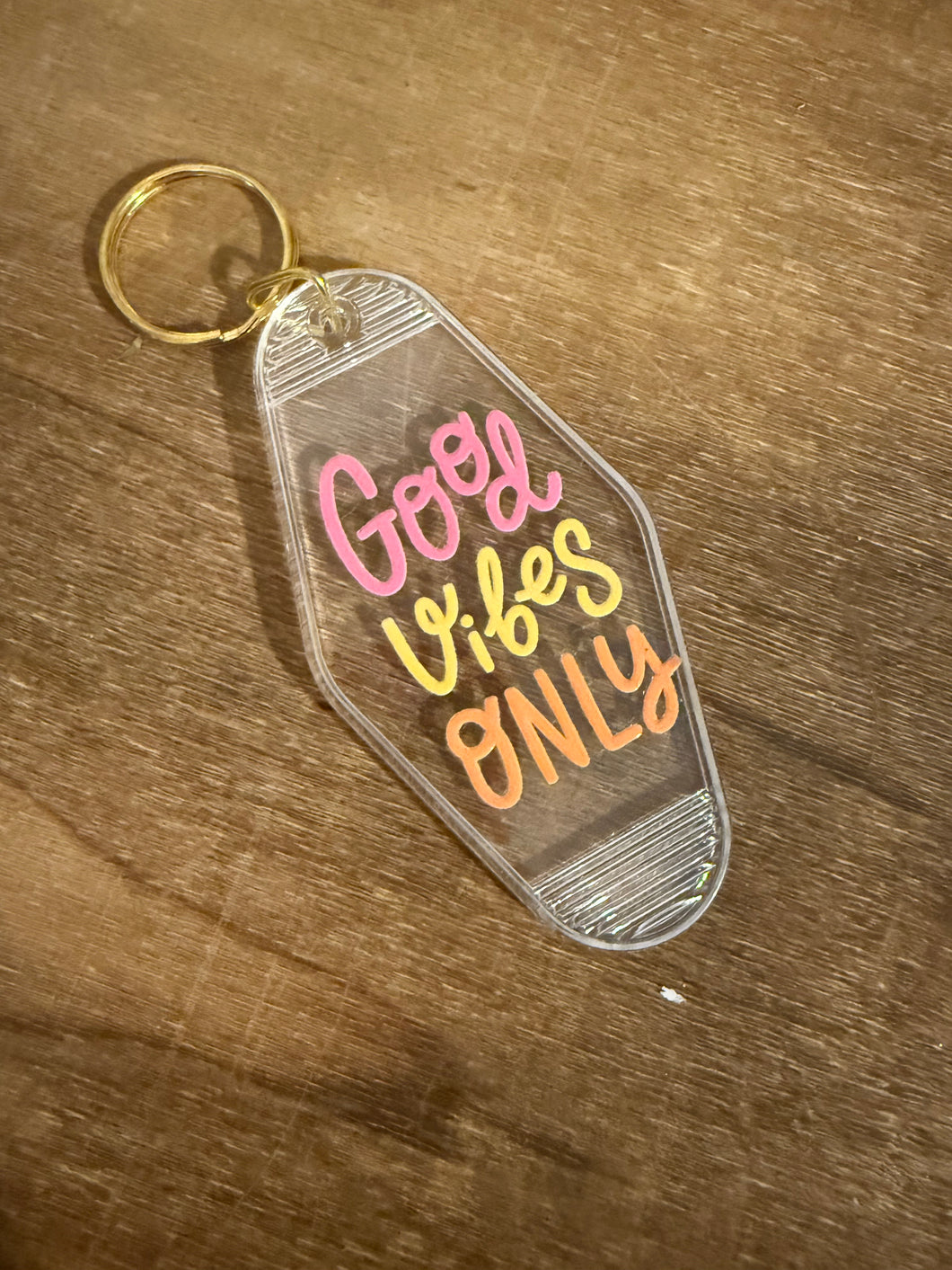 Acrylic keychain