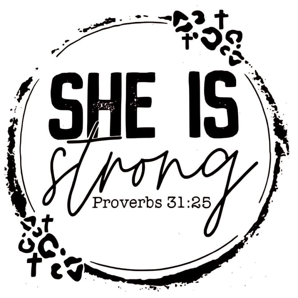 She is strong vinyl decal