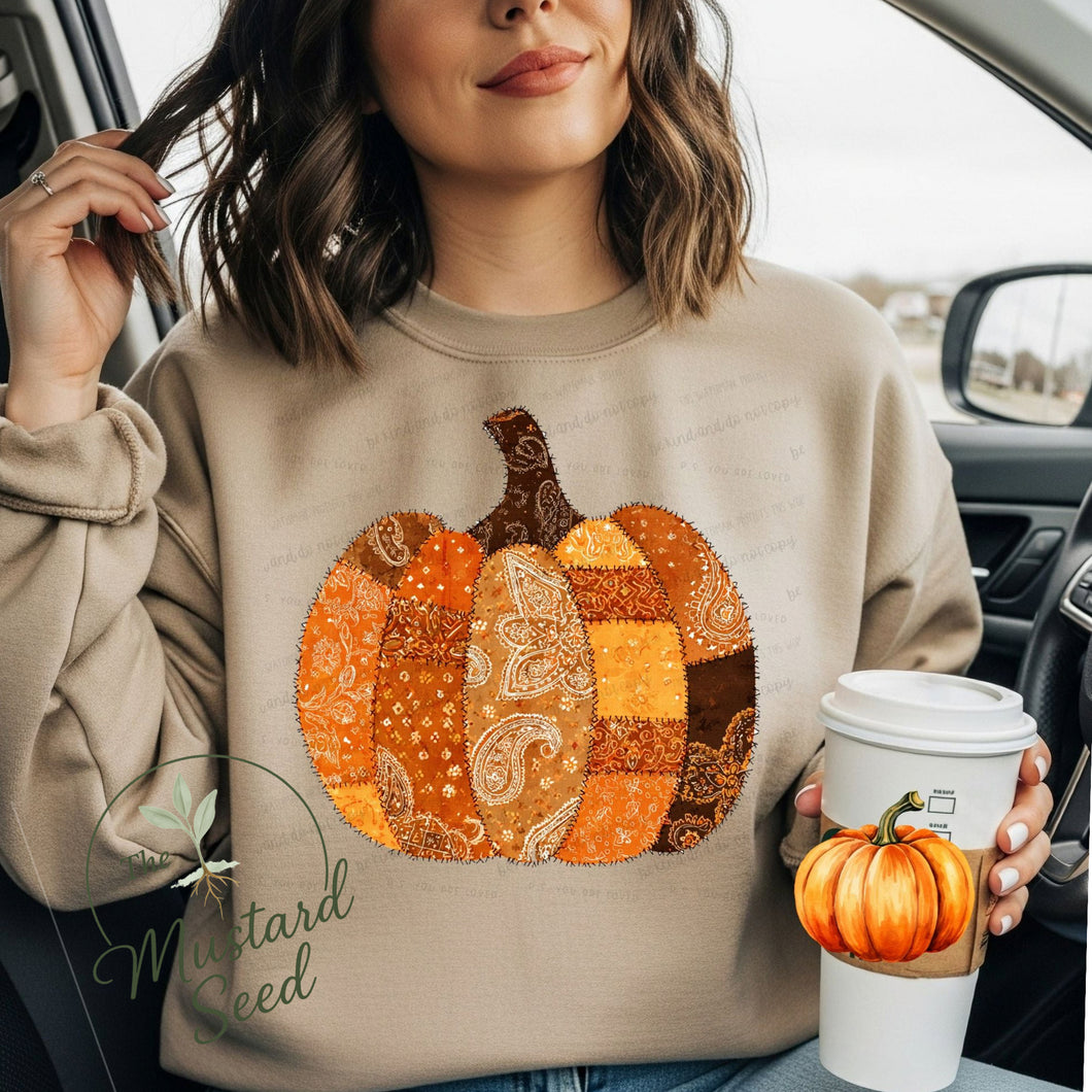 Patchwork pumpkin