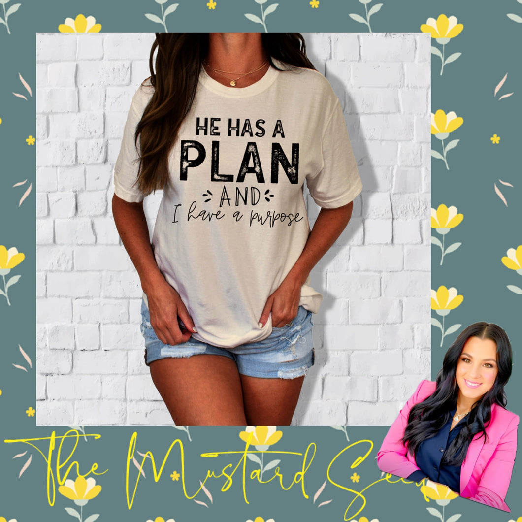 He has a plan