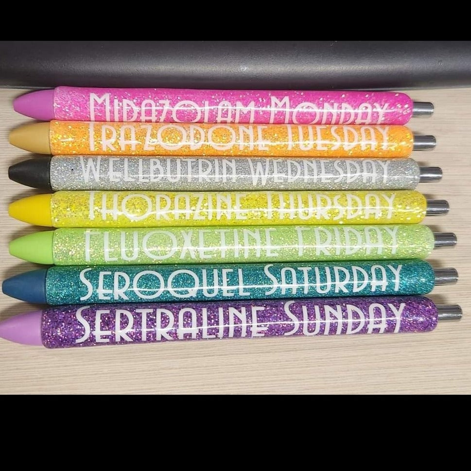 Set of perscription epoxy pens